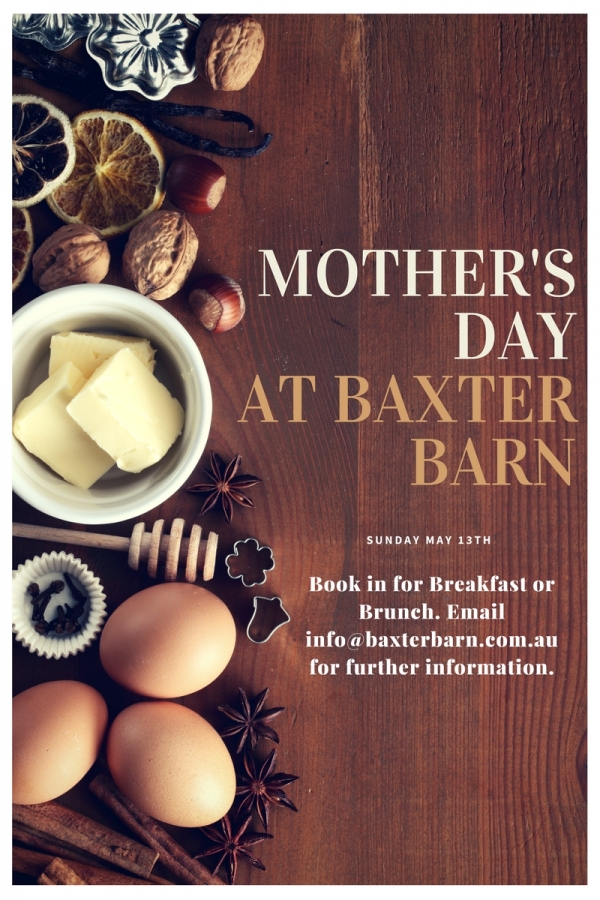 Spend Mother&#039;s Day at Baxter Barn