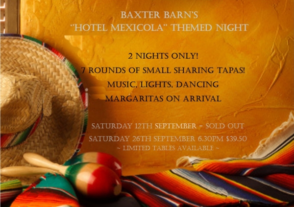 Baxter Barn&#039;s &quot;Hotel Mexicola&quot;